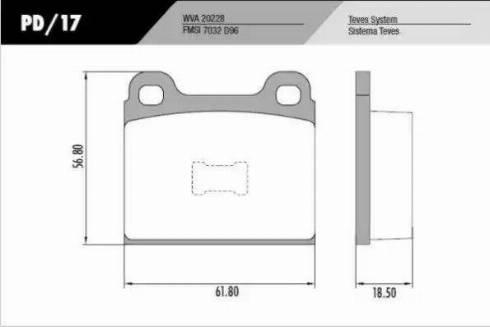 FRAS-LE PD/17 - Set placute frana,frana disc aaoparts.ro