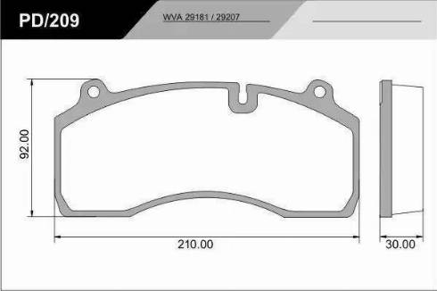 FRAS-LE PD/209_CV Advanced - Set placute frana,frana disc aaoparts.ro