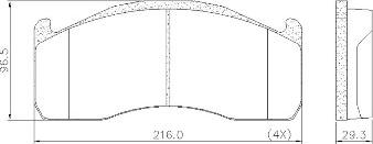 FRAS-LE PD/202-K029 _ CV Advan - Set placute frana,frana disc aaoparts.ro