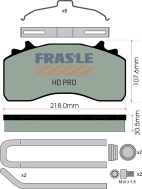 FRAS-LE PD/214-K035-HD - Set placute frana,frana disc aaoparts.ro