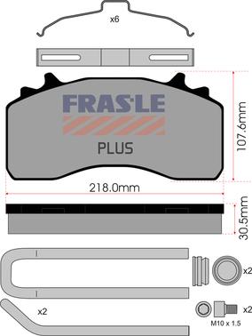 FRAS-LE PD/214-K035-PLUS - Set placute frana,frana disc aaoparts.ro