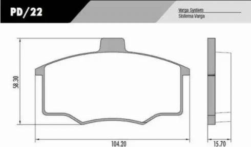 FRAS-LE PD/22 - Set placute frana,frana disc aaoparts.ro