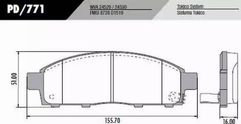 FRAS-LE PD771 - Set placute frana,frana disc aaoparts.ro