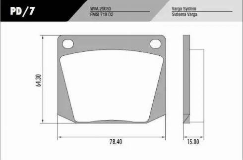 FRAS-LE PD/7 - Set placute frana,frana disc aaoparts.ro