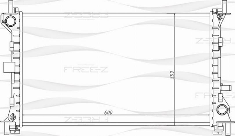 FREE-Z KK0149 - Radiator, racire motor aaoparts.ro