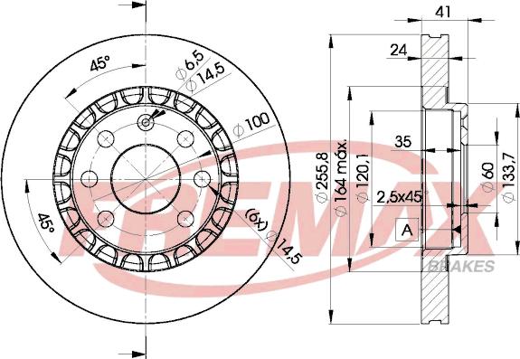 FREMAX BD-9042 - Disc frana aaoparts.ro