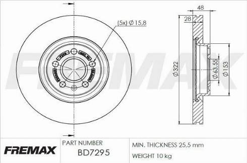 FREMAX BD-8009-KT - Tambur frana aaoparts.ro