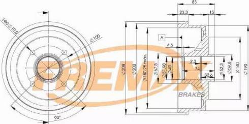 FREMAX BD-3030 - Tambur frana aaoparts.ro