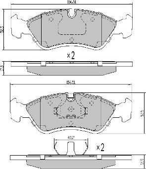 FREMAX FBP-0731 - Set placute frana,frana disc aaoparts.ro