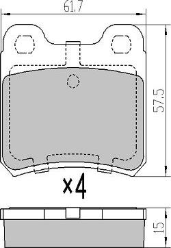 FREMAX FBP-0732 - Set placute frana,frana disc aaoparts.ro