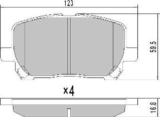 BOSCH 0 986 424 761 - Set placute frana,frana disc aaoparts.ro