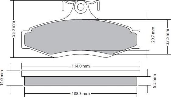 FREMAX FBP-1684 - Set placute frana,frana disc aaoparts.ro
