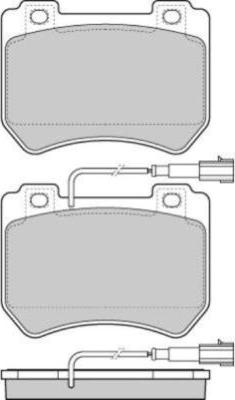 GMC 2485201 - Set placute frana,frana disc aaoparts.ro