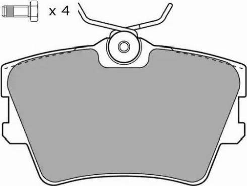 FREMAX FBP-1043 - Set placute frana,frana disc aaoparts.ro
