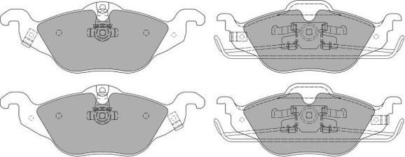 FREMAX FBP-1076 - Set placute frana,frana disc aaoparts.ro