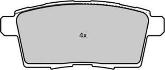 GMC 2454501 - Set placute frana,frana disc aaoparts.ro