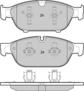 FREMAX FBP-1852 - Set placute frana,frana disc aaoparts.ro