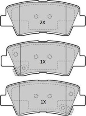 FREMAX FBP-1867 - Set placute frana,frana disc aaoparts.ro