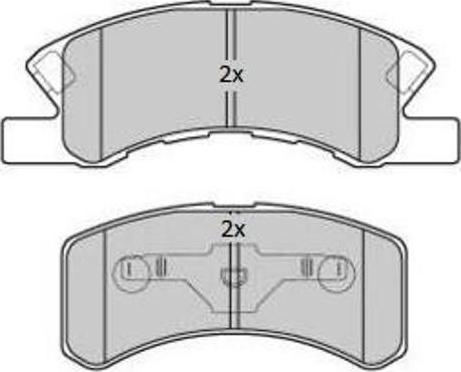 FREMAX FBP-1801 - Set placute frana,frana disc aaoparts.ro