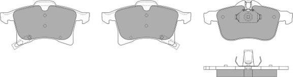 FREMAX FBP-1353 - Set placute frana,frana disc aaoparts.ro