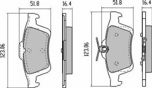 FREMAX FBP-1254-01 - Set placute frana,frana disc aaoparts.ro