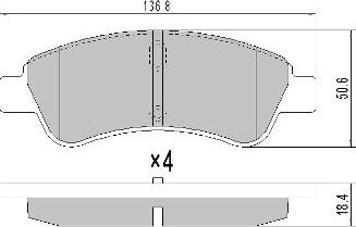 FREMAX FBP-1212 - Set placute frana,frana disc aaoparts.ro