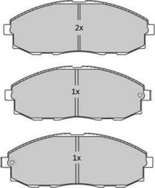 FREMAX FBP-1758 - Set placute frana,frana disc aaoparts.ro