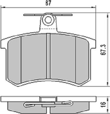 FREMAX FBP-1767 - Set placute frana,frana disc aaoparts.ro