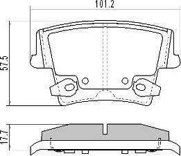 FREMAX FBP-1704 - Set placute frana,frana disc aaoparts.ro