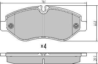 FREMAX FBP-1715 - Set placute frana,frana disc aaoparts.ro
