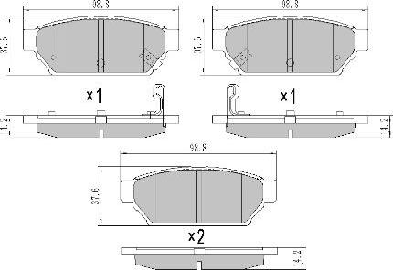 FREMAX FBP-1771 - Set placute frana,frana disc aaoparts.ro