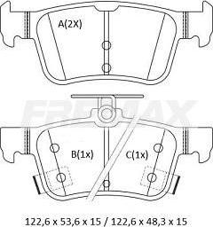 FREMAX FBP-2606 - Set placute frana,frana disc aaoparts.ro