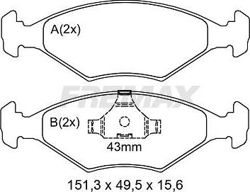 AUGROS 55416028 - Set placute frana,frana disc aaoparts.ro