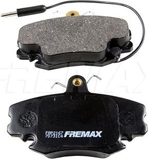 FREMAX FBP-2167 - Set placute frana,frana disc aaoparts.ro