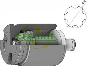 Frenkit K415201 - Piston, etrier frana aaoparts.ro