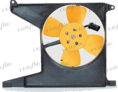 Frigair 0507.1804 - Ventilator, radiator aaoparts.ro