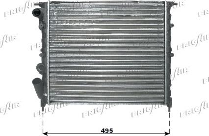 Frigair 0109.3049 - Radiator, racire motor aaoparts.ro
