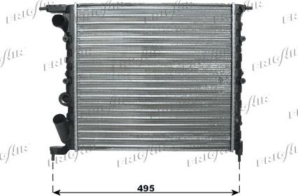 Frigair 0109.3054 - Radiator, racire motor aaoparts.ro