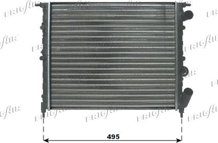 Frigair 0109.3055 - Radiator, racire motor aaoparts.ro