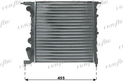 Frigair 0109.3053 - Radiator, racire motor aaoparts.ro