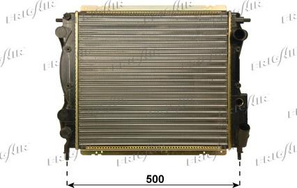 Frigair 0109.3119 - Radiator, racire motor aaoparts.ro