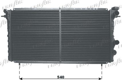 Frigair 0109.2048 - Radiator, racire motor aaoparts.ro