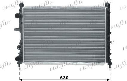 Frigair 0104.3068 - Radiator, racire motor aaoparts.ro