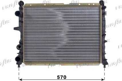 Frigair 0104.3067 - Radiator, racire motor aaoparts.ro