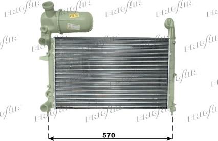Frigair 0104.3073 - Radiator, racire motor aaoparts.ro