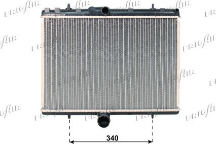 Frigair 0104.3167 - Radiator, racire motor aaoparts.ro