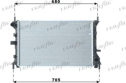 Frigair 0105.3048 - Radiator, racire motor aaoparts.ro