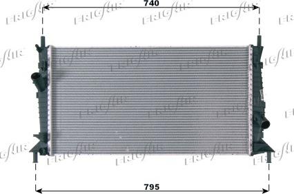 Frigair 0105.3084 - Radiator, racire motor aaoparts.ro