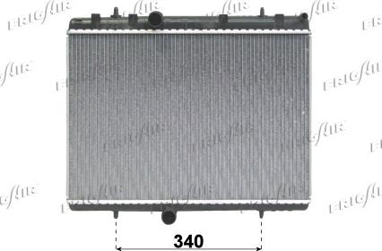 Frigair 0108.3075 - Radiator, racire motor aaoparts.ro
