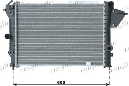 Frigair 0107.3059 - Radiator, racire motor aaoparts.ro